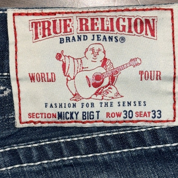True Religion Vintage Y2K Low Rise Boot Cut Jeans - Picture 8 of 10